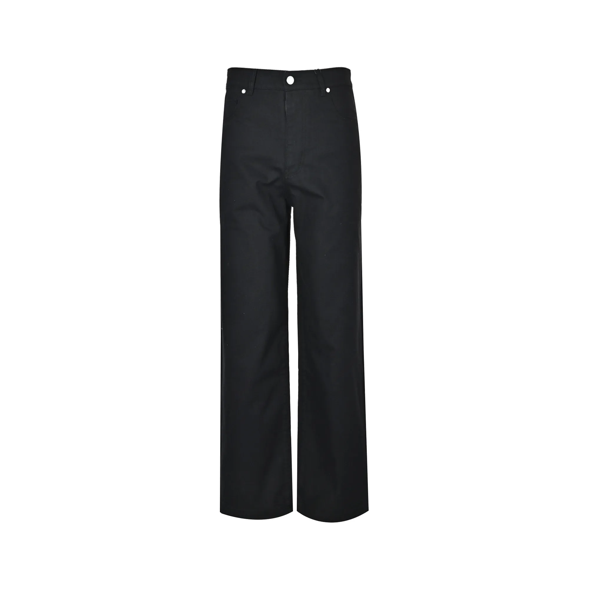 Louis Vuitton studded solid color straight leg trousers